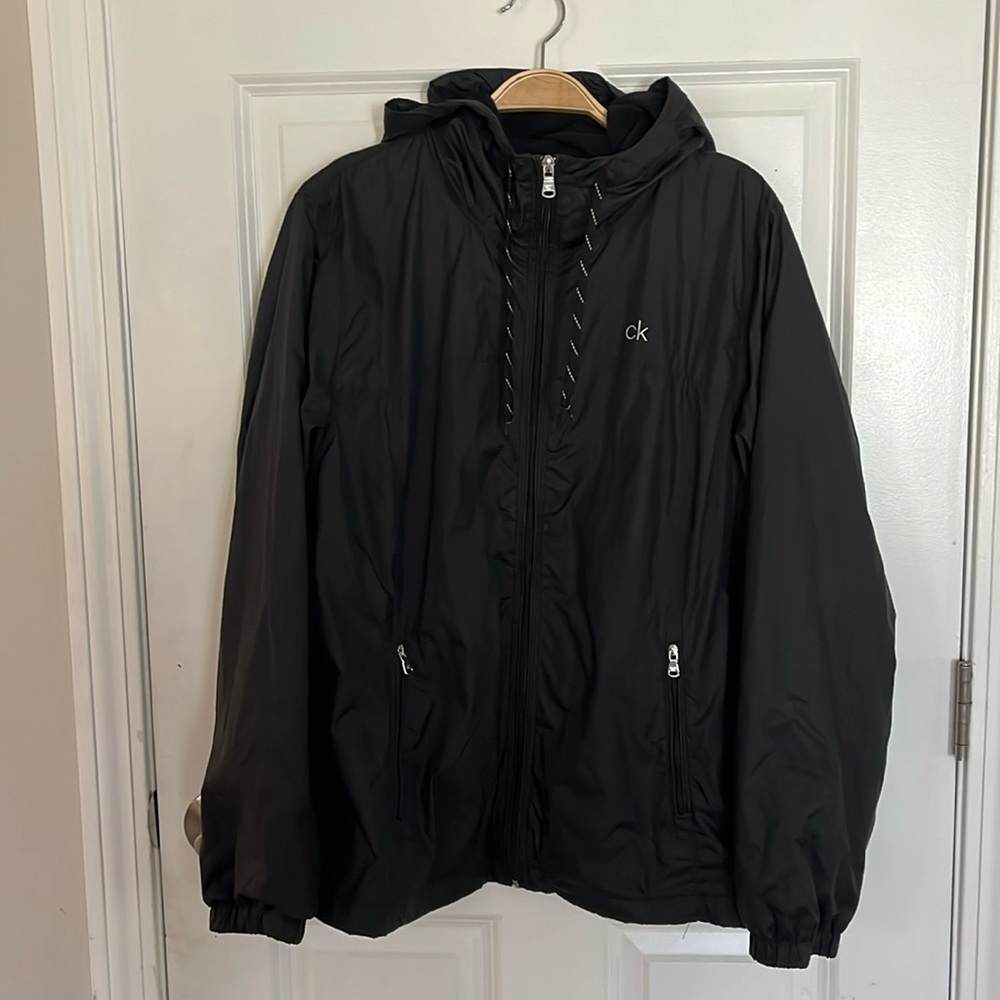 Calvin Klein Women’s Black Coat - Size L